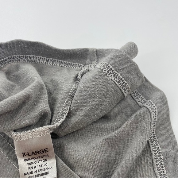 ARIZONA TEA Grey Crew Neck Cocktail Cowboy T Shirt - Picture 3 of 4